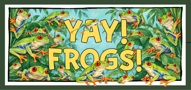frogs sticker design