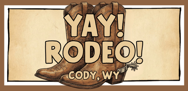 rodeo, cody sticker design